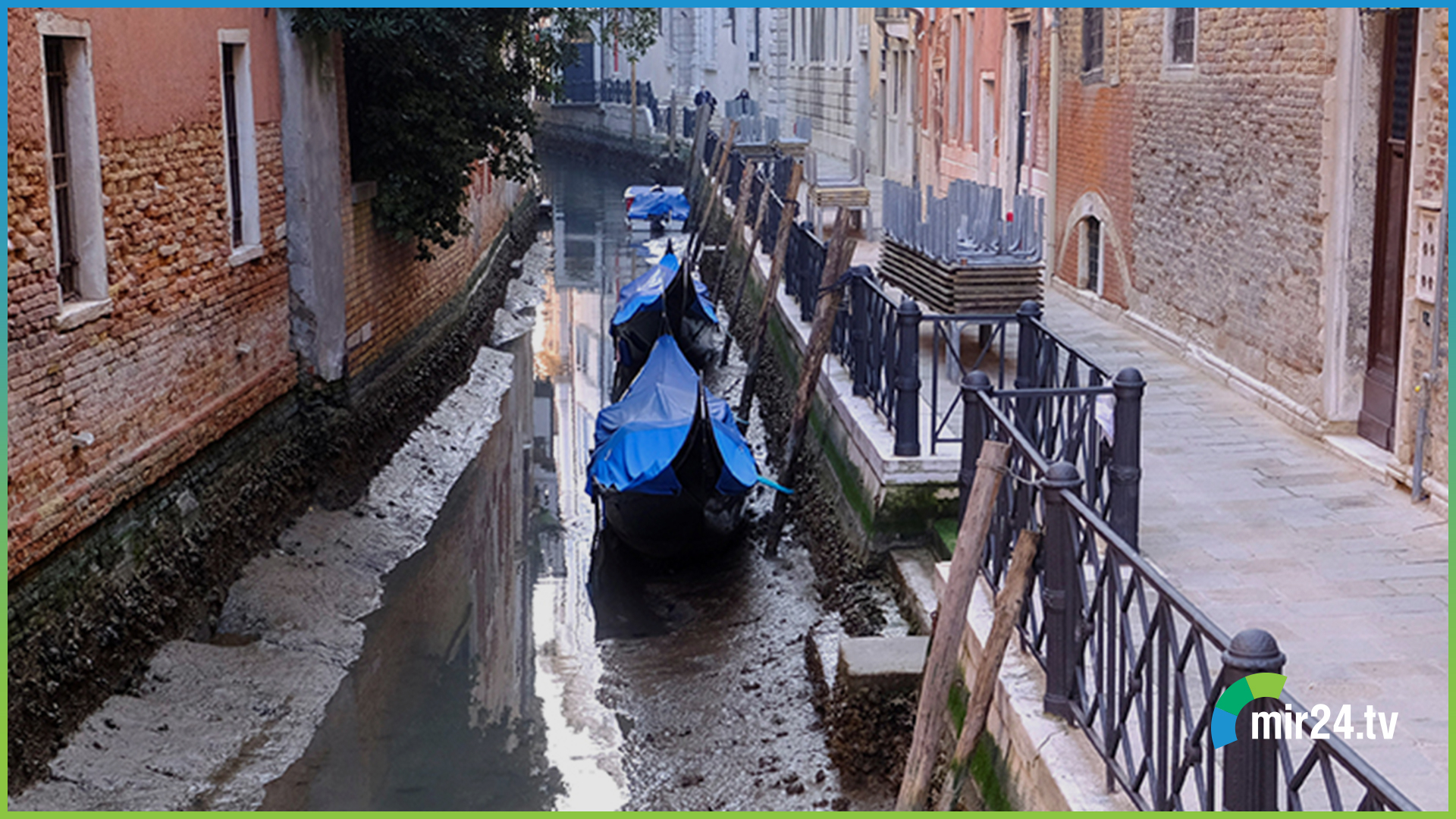 пересохшие каналы венеции
