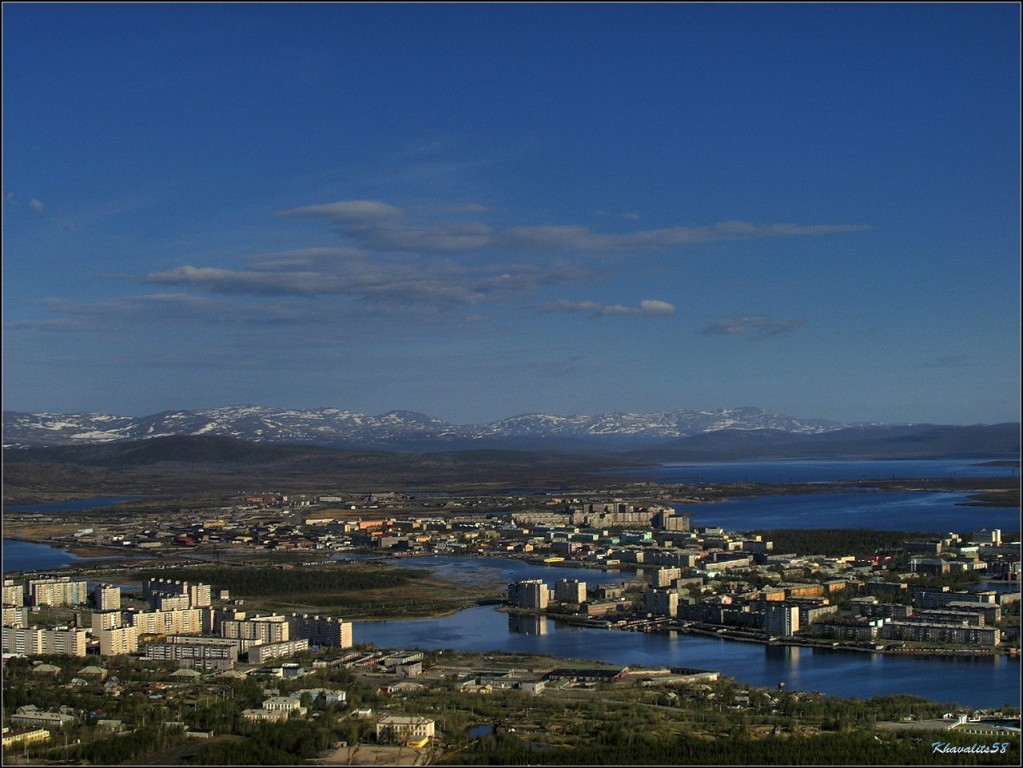 Фото мончегорск сверху